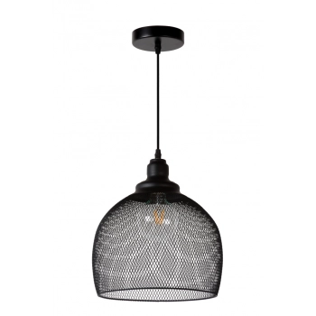 Lucide Mesh Ø 280 lampa wisząca E27 43404/28/30 czarna